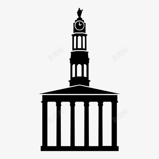 彼得堡法院大法官博物馆图标svg_新图网 https://ixintu.com 博物馆 大法官 建筑物 彼得堡法院 房屋