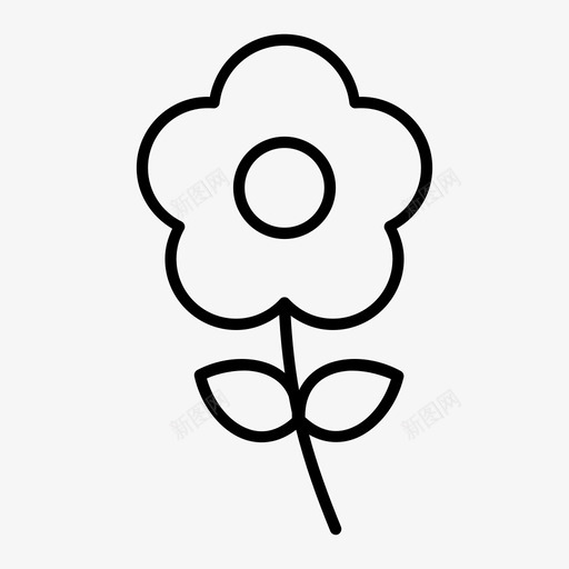 花花的力量自然图标svg_新图网 https://ixintu.com 自然 花 花的力量