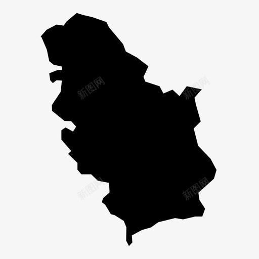 塞尔维亚国家欧洲图标svg_新图网 https://ixintu.com 世界 世界地图 国家 地理 塞尔维亚 欧洲