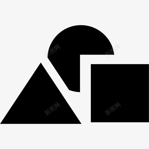 几何图形组仪表板图标svg_新图网 https://ixintu.com 仪表板 几何图形组