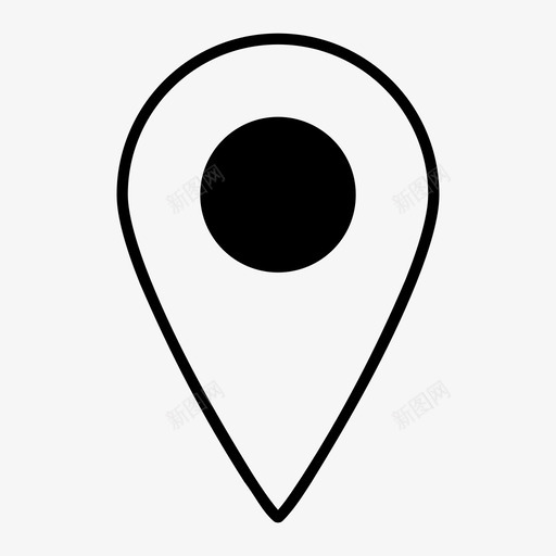地图针罗盘gps图标svg_新图网 https://ixintu.com gps 地图针 定位 旅行 罗盘