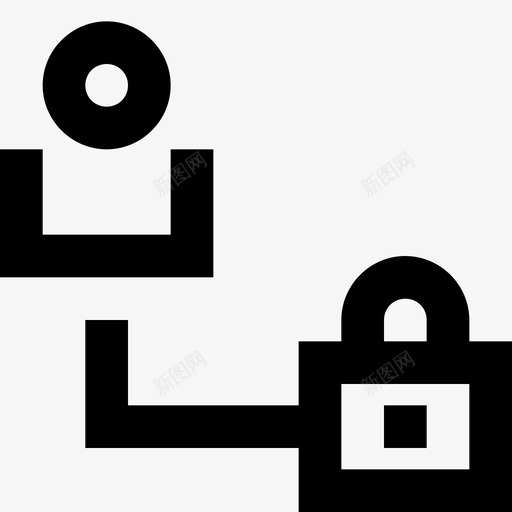锁定帐户配置文件限制图标svg_新图网 https://ixintu.com 用户 财务基本行 配置文件 锁定帐户 限制