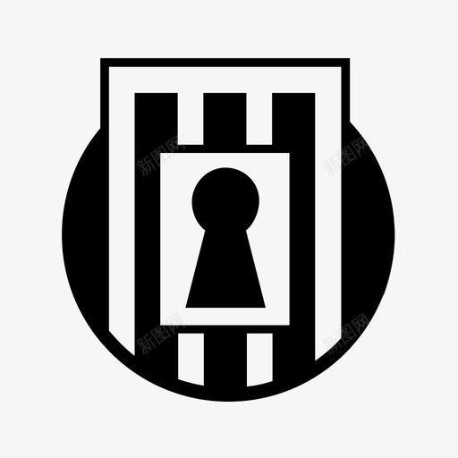 监狱被捕牢房图标svg_新图网 https://ixintu.com 牢房 监狱 秘密 被捕