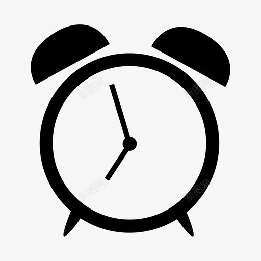 闹钟早上起床图标svg_新图网 https://ixintu.com 早上 起床 闹钟