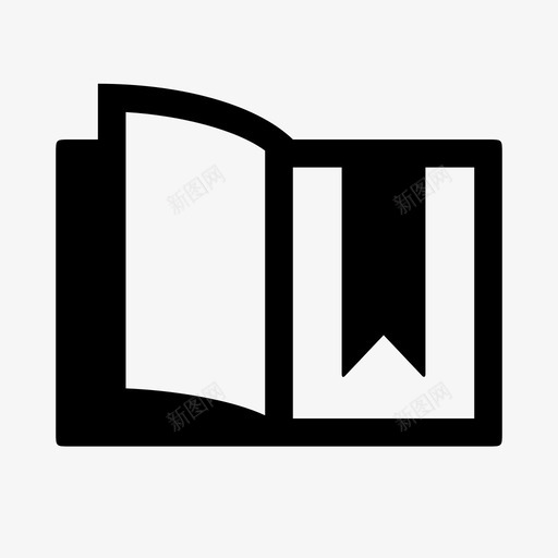 杂志书签小册子标签图标svg_新图网 https://ixintu.com 小册子 杂志书签 标签