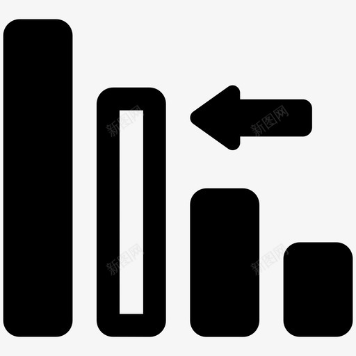 下降阶段条形图图表下降图标svg_新图网 https://ixintu.com 下降阶段 商业营销第10卷 图表下降 条形图
