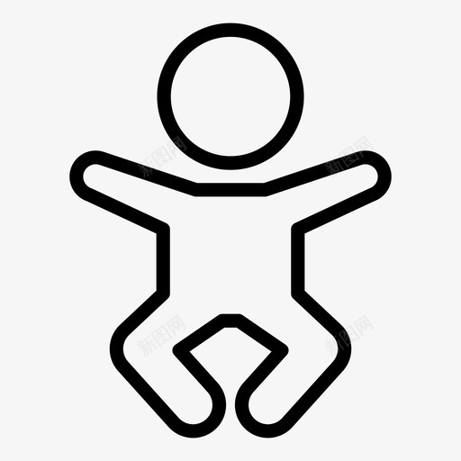 孩子婴儿母亲图标svg_新图网 https://ixintu.com 婴儿 孩子 新生儿 母亲