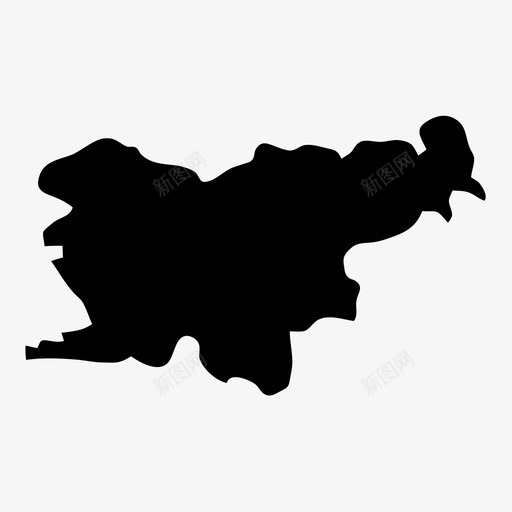 斯洛文尼亚国家东欧图标svg_新图网 https://ixintu.com 东欧 卢布尔雅那 国家 地图 地理 斯洛文尼亚 斯洛文尼亚地图