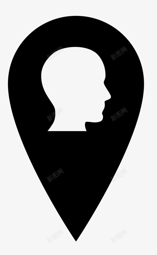 人员位置gps地图图标svg_新图网 https://ixintu.com gps pin 人员位置 地图 概念位置 用户