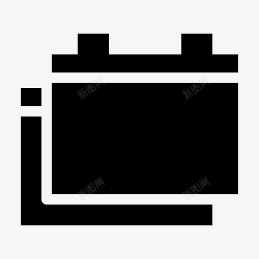 日历年日程表挂历图标svg_新图网 https://ixintu.com 挂历 日历年 日程表