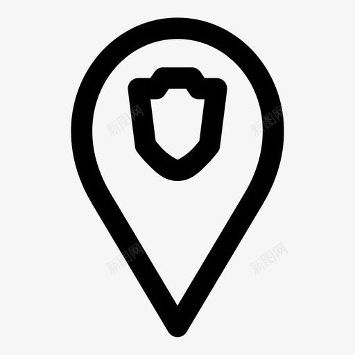 安全地图密码gps屏蔽图标svg_新图网 https://ixintu.com gps 地图密码粗体 安全地图密码 屏蔽