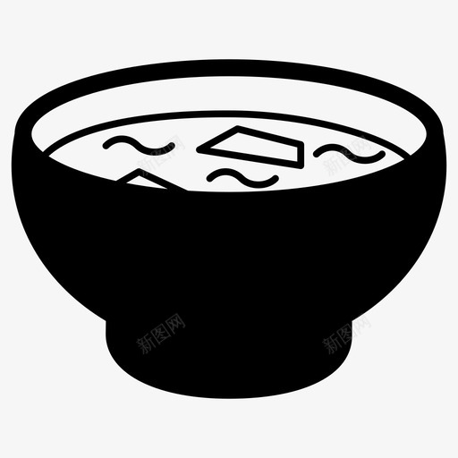 一碗汤安慰食物图标svg_新图网 https://ixintu.com 一碗汤 健康 安慰 汤碗 食物