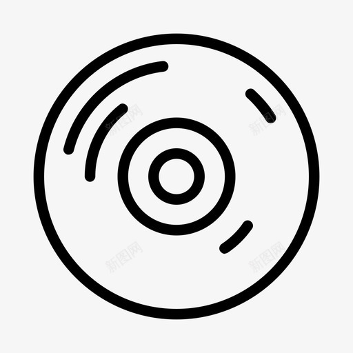 cd蓝光磁盘图标svg_新图网 https://ixintu.com cd 光盘 存储器 磁盘 蓝光 通用电线图标包