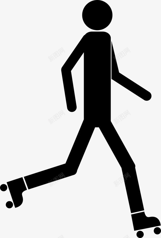 溜冰者活动锻炼图标svg_新图网 https://ixintu.com 活动 溜冰 溜冰场 溜冰者 锻炼