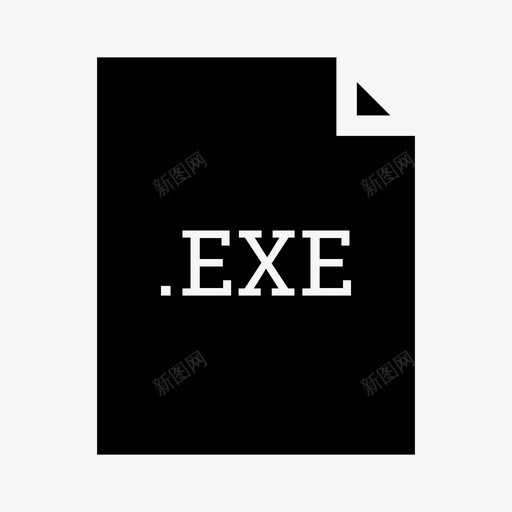 exe文件应用程序文件类型图标svg_新图网 https://ixintu.com exe文件 应用程序 应用程序和文件类型 文件类型