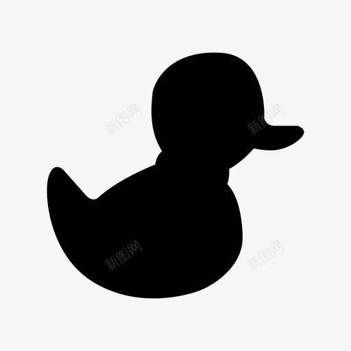 鸭子动物布兰特图标svg_新图网 https://ixintu.com 动物 布兰特 德雷克 水鸟 鸭子