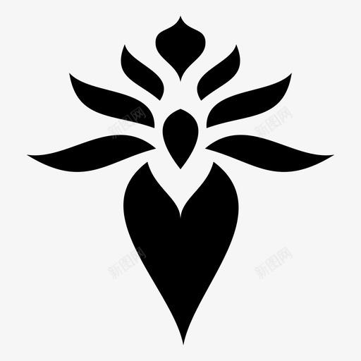 花元素新鲜图标svg_新图网 https://ixintu.com 元素 新鲜 自然 花