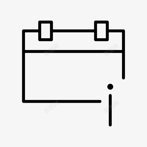 信息日历事件计划器图标svg_新图网 https://ixintu.com 事件 信息日历 日历精简 日程表 计划器
