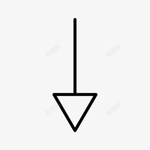 向下箭头向下移动向下滚动图标svg_新图网 https://ixintu.com 向下滚动 向下移动 向下箭头 箭头符号