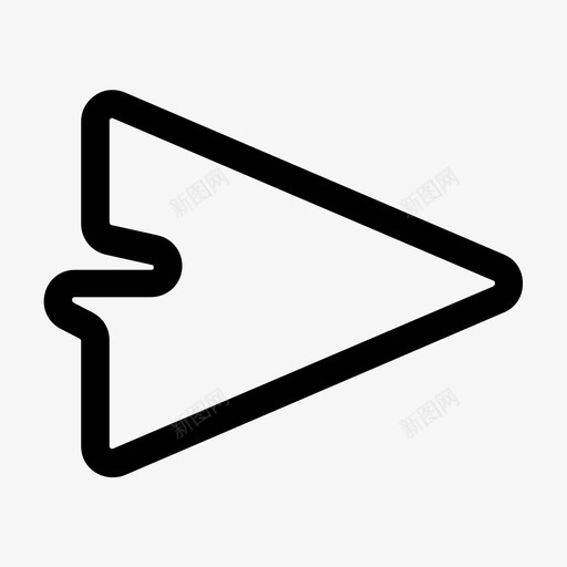 发送导航纸质飞机图标svg_新图网 https://ixintu.com 发送 导航 纸质飞机