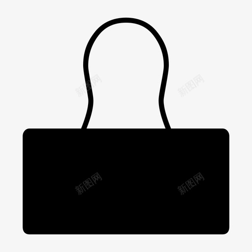 夹子回形针活页夹图标svg_新图网 https://ixintu.com 办公夹 回形针 夹子 夹子夹 斗牛犬夹 活页夹