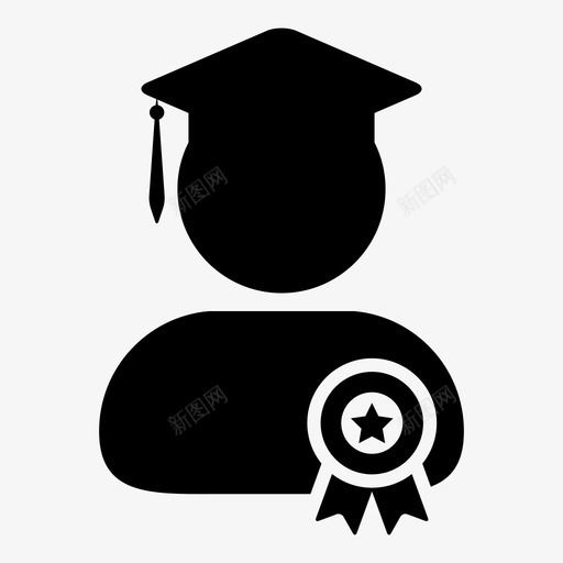 学生会议博士图标svg_新图网 https://ixintu.com 会议 博士 学术 学校 学生 学生字形图标 工程师 教育 毕业