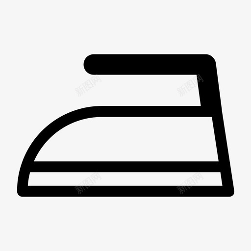熨斗热的家用图标svg_新图网 https://ixintu.com 家用 热的 熨斗