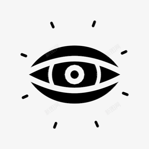 眼睛老派普罗维登斯图标svg_新图网 https://ixintu.com 普罗维登斯 眼睛 纹身 老派 视力