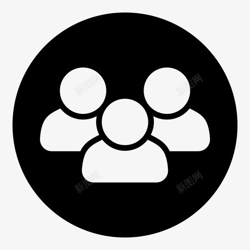 用户组用户多个用户图标svg_新图网 https://ixintu.com 人员 多个用户 用户 用户界面 组用户 网络