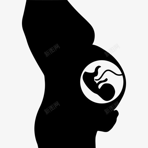 怀孕婴儿母亲图标svg_新图网 https://ixintu.com 婴儿 怀孕 怀孕图标 母亲
