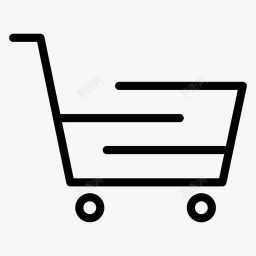 购物车大减价商店图标svg_新图网 https://ixintu.com 商店 大减价 购物图标 购物车