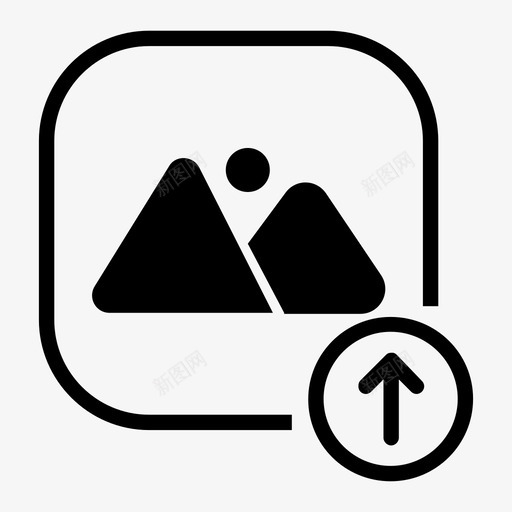 壁纸上传照片快照图标svg_新图网 https://ixintu.com 升级 壁纸上传 快照 照片