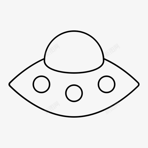 飞碟宇宙飞船太空旅行图标svg_新图网 https://ixintu.com 太空旅行 宇宙飞船 飞碟
