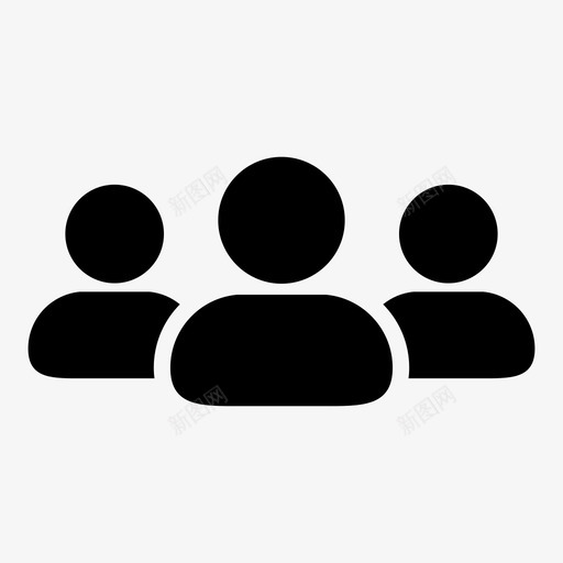领导小组人员图标svg_新图网 https://ixintu.com 人员 合作伙伴 团队 小组 用户 用户矢量图标 组 领导