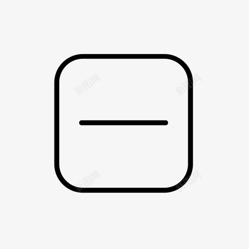 ui按钮数字界面图标svg_新图网 https://ixintu.com ui按钮 减号 数字 界面