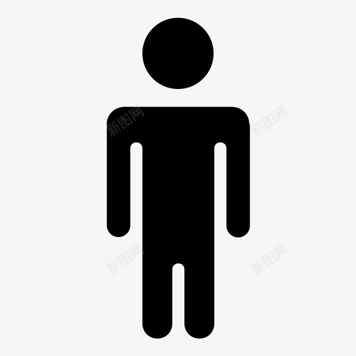 父亲成人身材图标svg_新图网 https://ixintu.com 人 家庭 成人 父亲 男人 身材