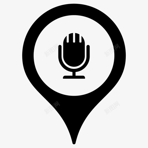 指针地图观众席地图图标svg_新图网 https://ixintu.com 地图 指针 标记 观众席地图