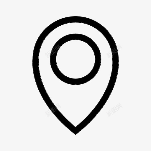 地图针坐标gps图标svg_新图网 https://ixintu.com gps 位置 地图针 坐标