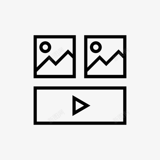 线框架构经验图标svg_新图网 https://ixintu.com 原型 架构 用户体验 线框 线框原型用户体验 经验