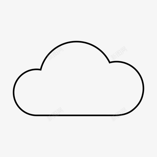 云icloud图标svg_新图网 https://ixintu.com icloud 下载 云 天气 常用图标