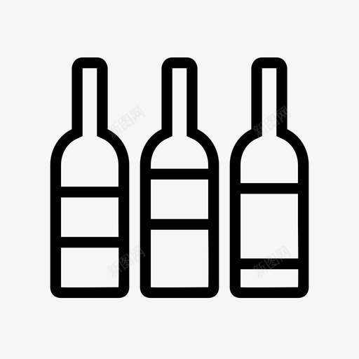 迷你吧酒瓶子图标svg_新图网 https://ixintu.com 瓶子 迷你吧 酒 酒店套餐 饮料