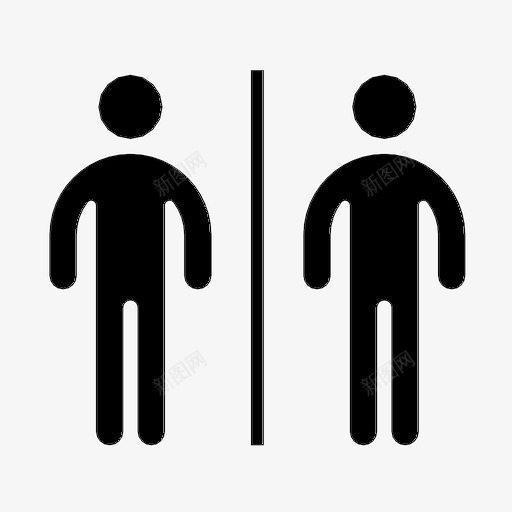 唯一的男人浴室需要图标svg_新图网 https://ixintu.com 厕所 唯一的男人 洗手间 浴室 需要