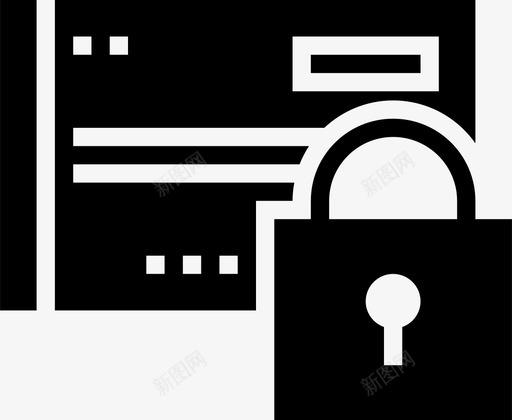 支票锁定支票货币图标svg_新图网 https://ixintu.com 不可用 业务和财务 安全 支票 支票锁定 货币