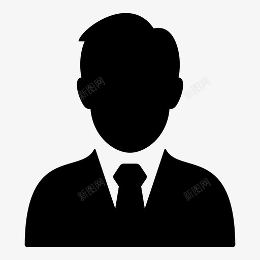 用户客户业务员图标svg_新图网 https://ixintu.com 业务员 人员 客户 用户 财务1