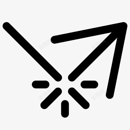 反冲箭弹跳图标svg_新图网 https://ixintu.com 反冲 反弹 在哪里 弹跳 箭