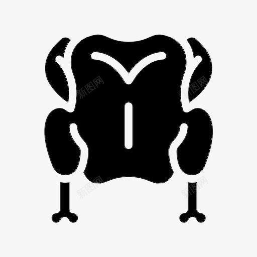火鸡鸡肉晚餐图标svg_新图网 https://ixintu.com 感恩节 晚餐 火鸡 肉 鸡肉