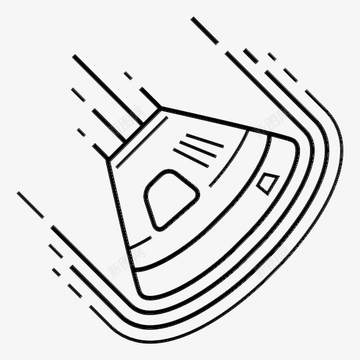 返回舱大气返回舱美国宇航局图标svg_新图网 https://ixintu.com 大气返回舱 太空 宇宙飞船 美国宇航局 返回舱