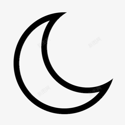 月亮梦想夜晚图标svg_新图网 https://ixintu.com 夜晚 星星 月亮 梦想 睡眠