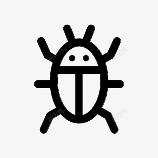 虫子抗病毒甲虫图标svg_新图网 https://ixintu.com 抗病毒 昆虫 甲虫 虫子