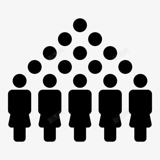 人员群组人口图标svg_新图网 https://ixintu.com 人口 人口向量图标 人员 人群 团队 女性 群组